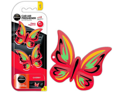 Odświeżacz powietrza AROMA FANCY SHAPES BUTTERFLY Cherry